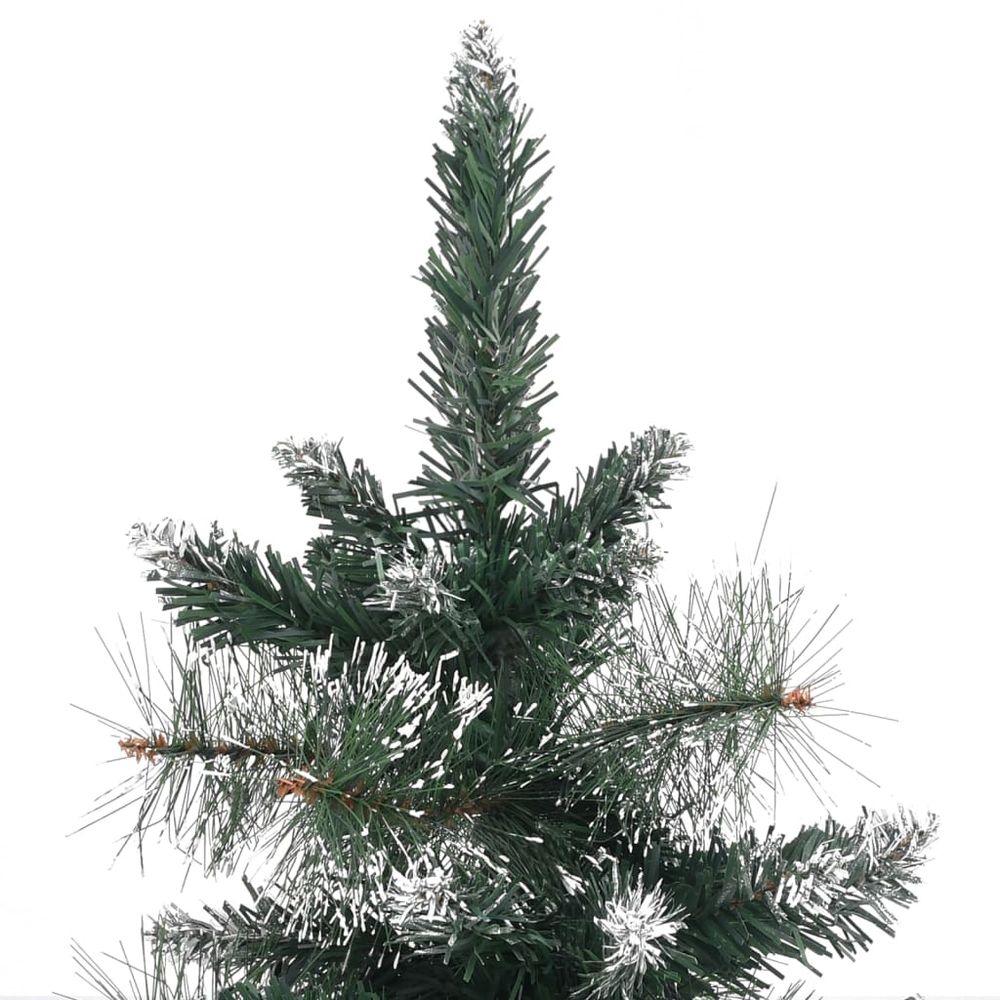 Artificial Christmas Tree with Stand Green and White 60 cm to 90cm PVC - anydaydirect