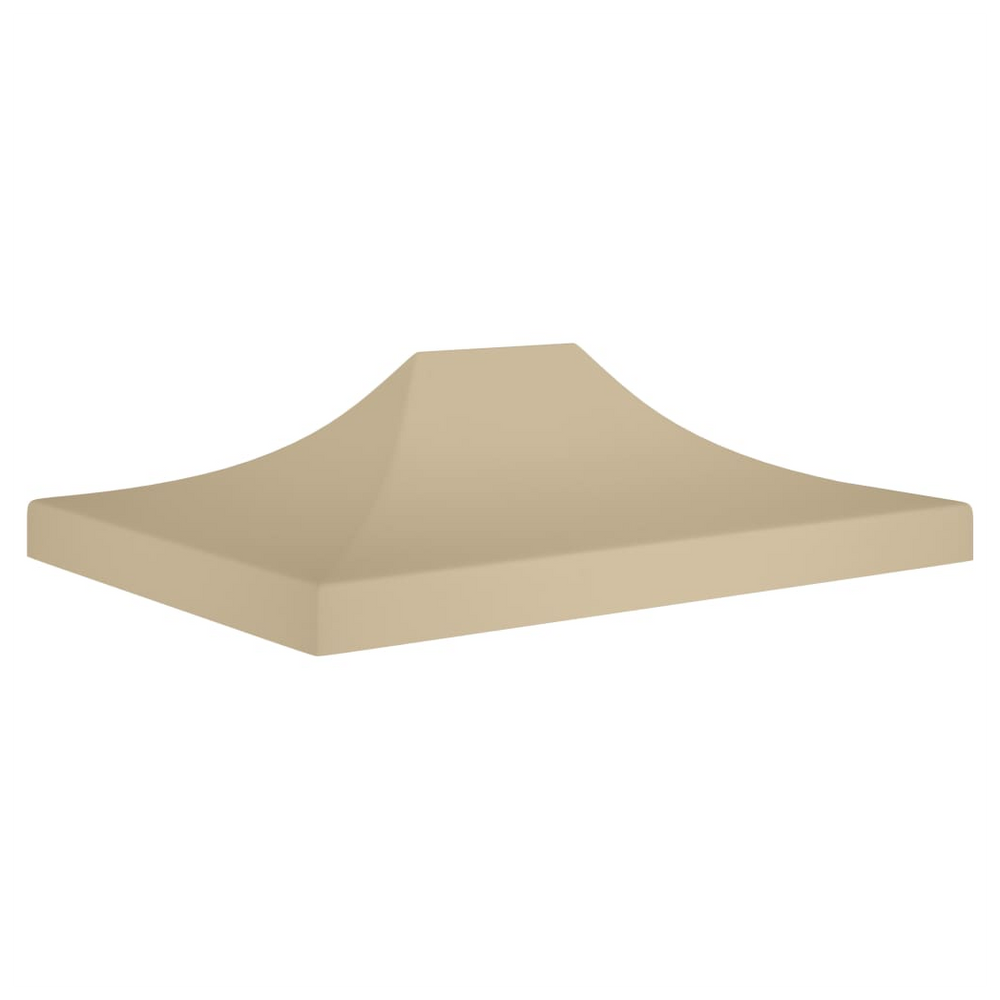 vidaXL Party Tent Roof 4.5x3 m Beige 270 g/m² - anydaydirect