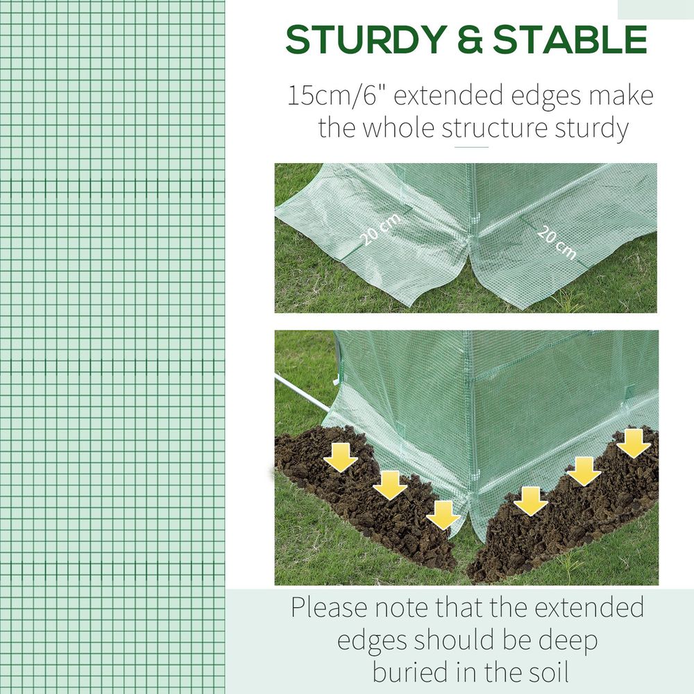 10x7ft Greenhouse Replacement Cover Winter - anydaydirect