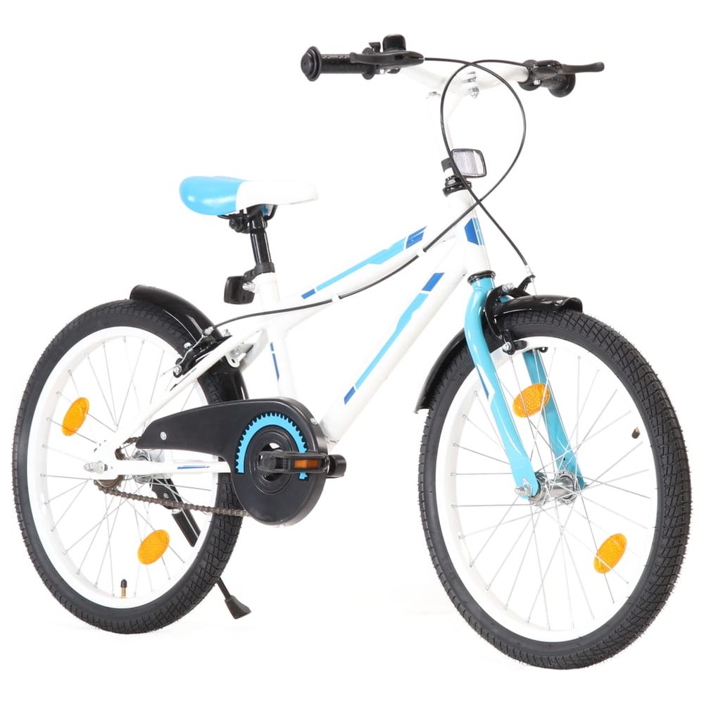 Kids Bike 18 inch Blue and White - anydaydirect