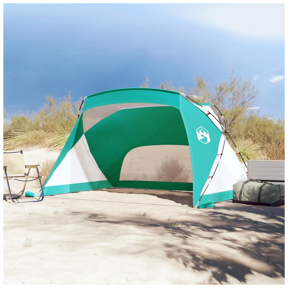 vidaXL Beach Tent Sea Green 274x178x170/148 cm 185T Taffeta - anydaydirect