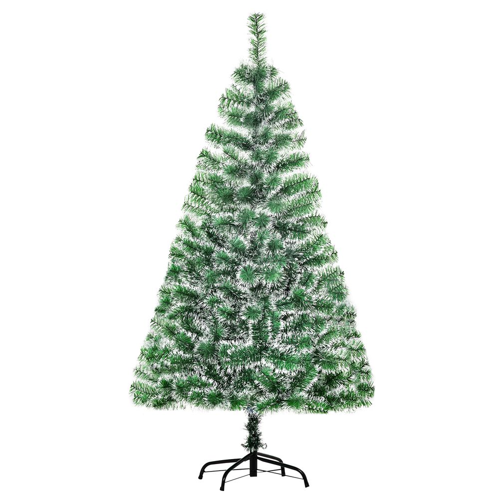 5ft Indoor Christmas Tree Artificial Deco Xmas Gift Metal Stand 416 Tips - anydaydirect