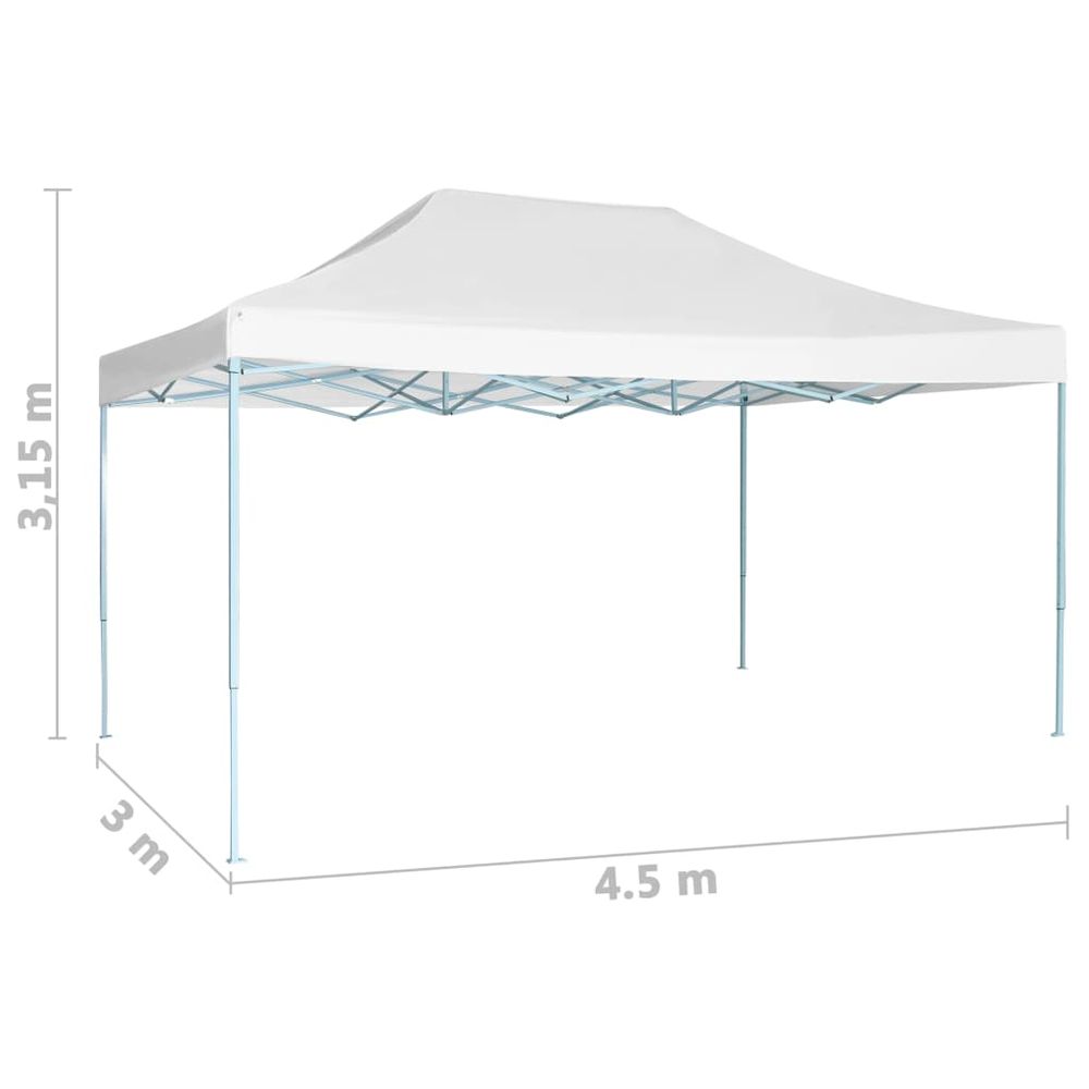 Foldable Party Tent 3x45 m White - anydaydirect
