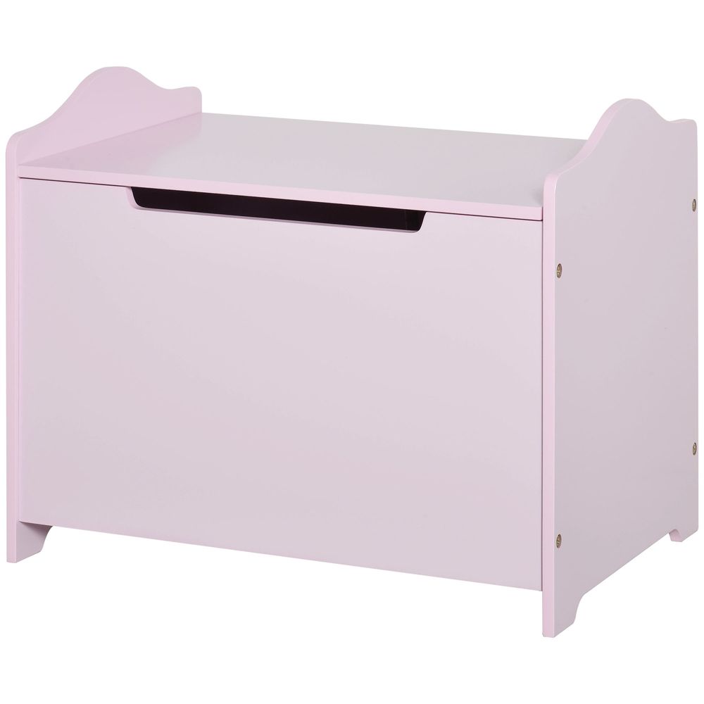 40x60cm Kids Storage Box Toy Organiser for Child 3 Yrs+ Bedroom Pink HOMCOM - anydaydirect