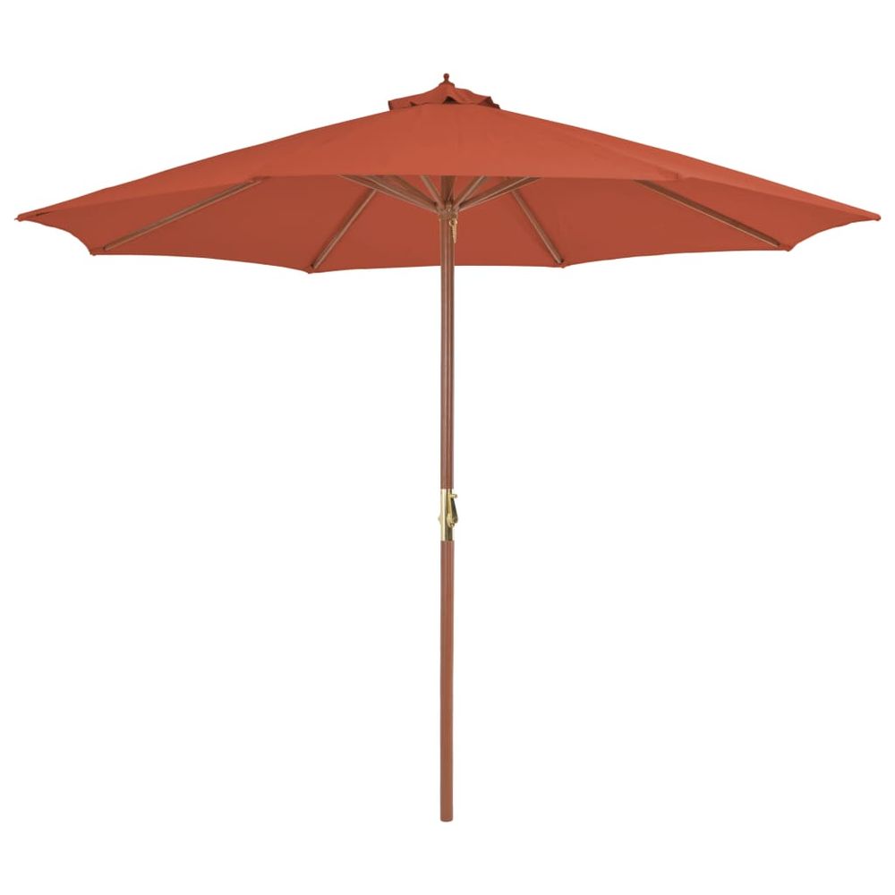 Patio Terrace Garden Parasol  258 cm - anydaydirect