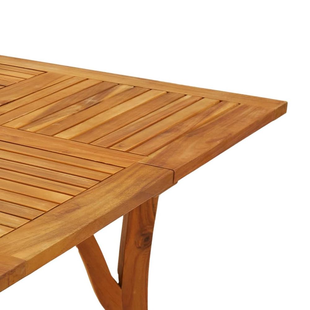 Garden Table 85x85x75 cm Solid Wood Acacia - anydaydirect