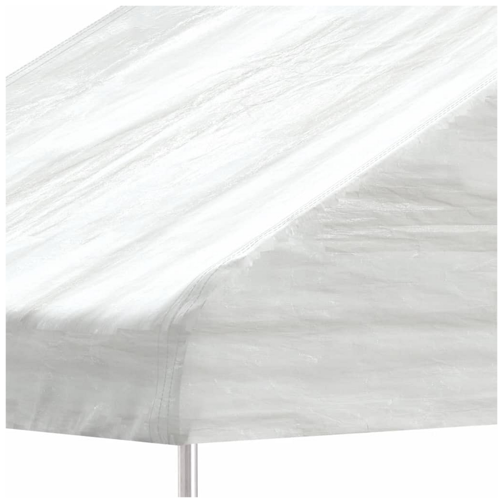 vidaXL Gazebo with Roof White 15.61x2.28x2.69 m Polyethylene - anydaydirect