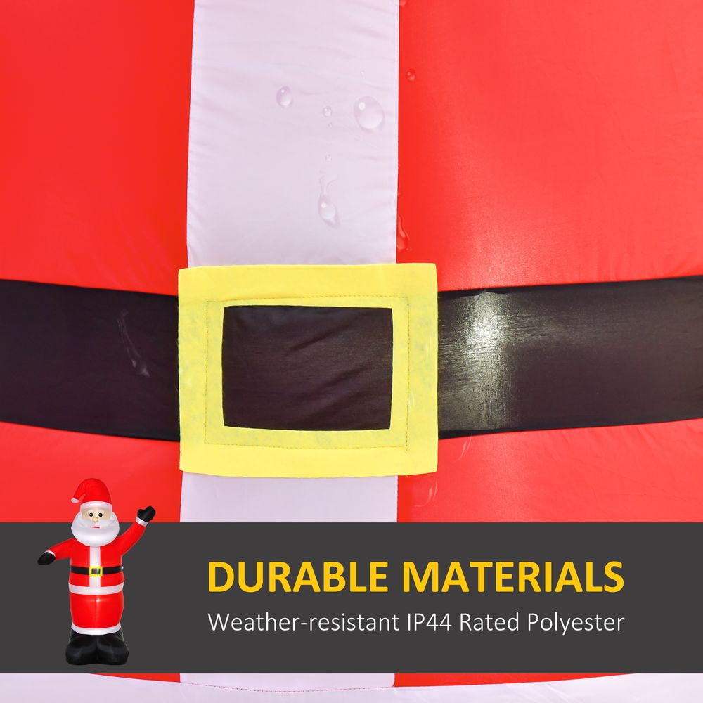 8ft Inflatable Christmas Santa Claus Xmas Deco with LED Air Blown Yard Outdoor - anydaydirect