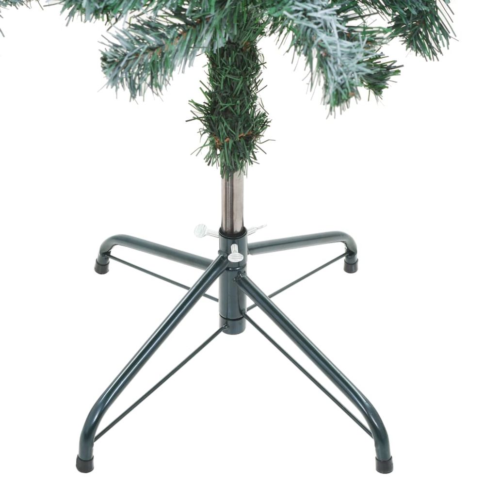 Frosted Christmas Tree with LEDs & Ball Set & Pinecones 150 cm to 210 cm - anydaydirect