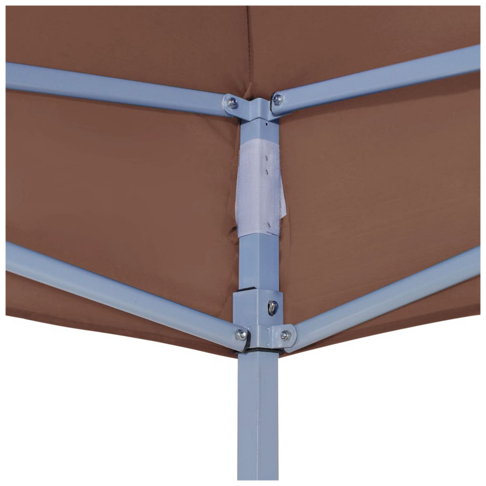 vidaXL Party Tent Roof 2x2 m Brown 270 g/m² - anydaydirect