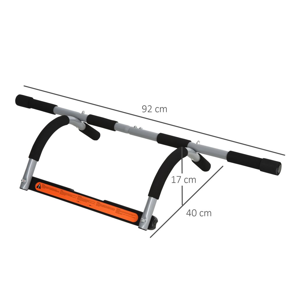 Indoor Fitness Door Horizontal Bar Pull-ups Home Gym Upper Body Workout - anydaydirect