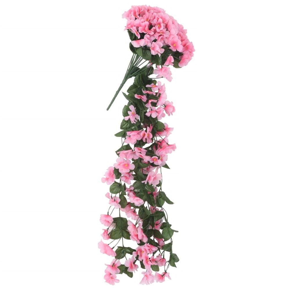vidaXL Artificial Flower Garlands 3 pcs Pink 85 cm - anydaydirect