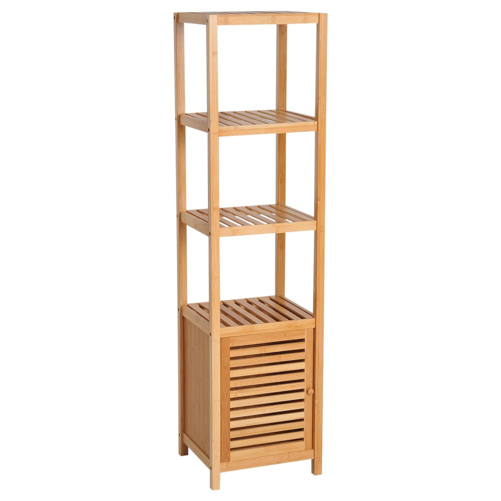 Storage Unit Freestanding Cabinet w/ Shelves Cupboard Organiser Bathroom - anydaydirect