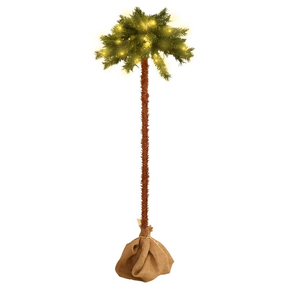 Artificial Palm Tree with LEDs 120 cm - anydaydirect