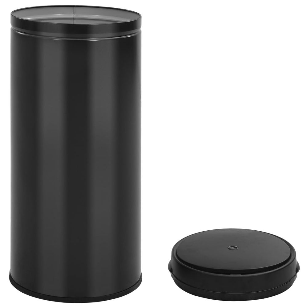 Automatic Sensor Dustbin 80 L Carbon Steel Black - anydaydirect
