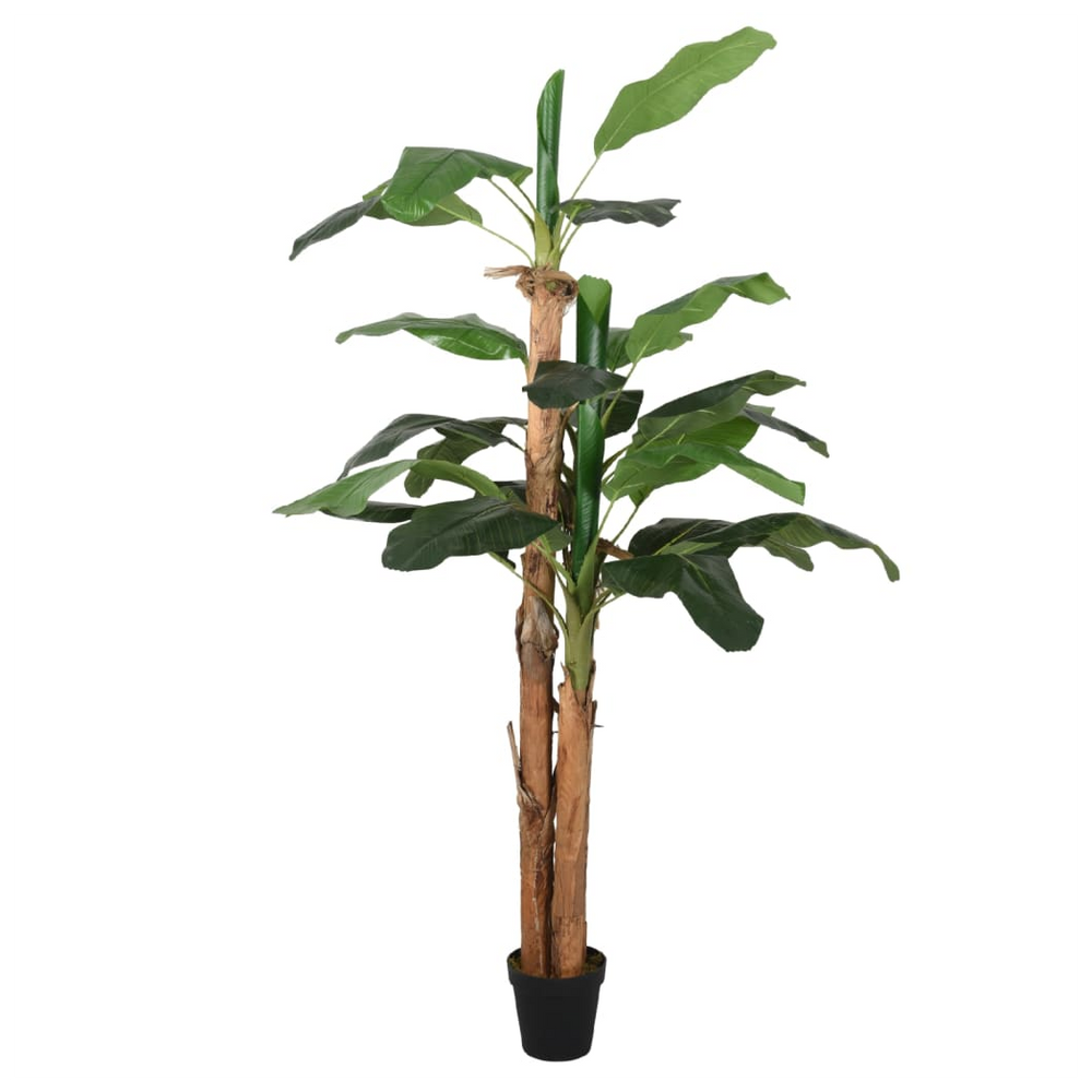 vidaXL Artificial Banana Tree 9 Leaves 120 cm Green - anydaydirect