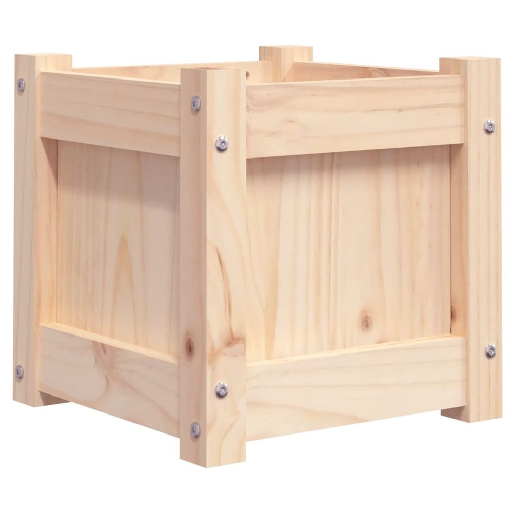 vidaXL Garden Planters 2 pcs Solid Wood Pine - anydaydirect