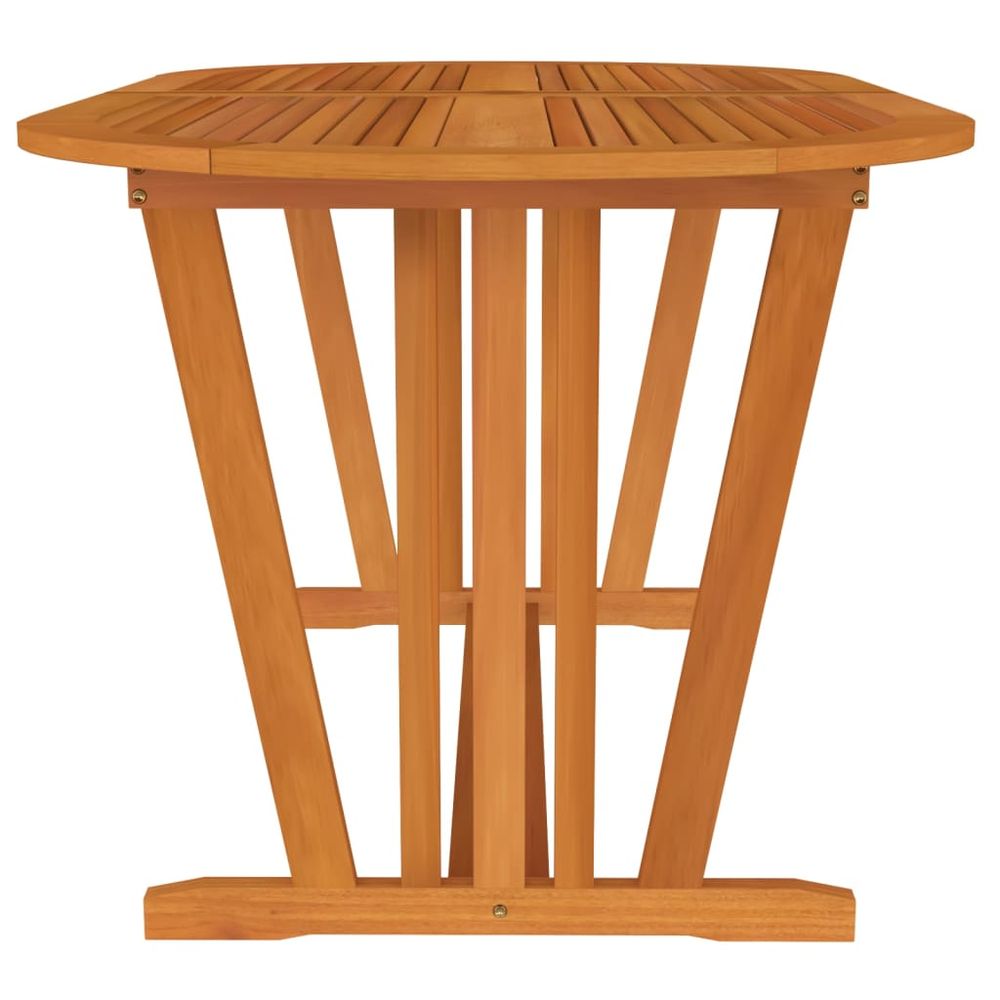 Garden Table 160x85x75 cm Solid Wood Eucalyptus - anydaydirect