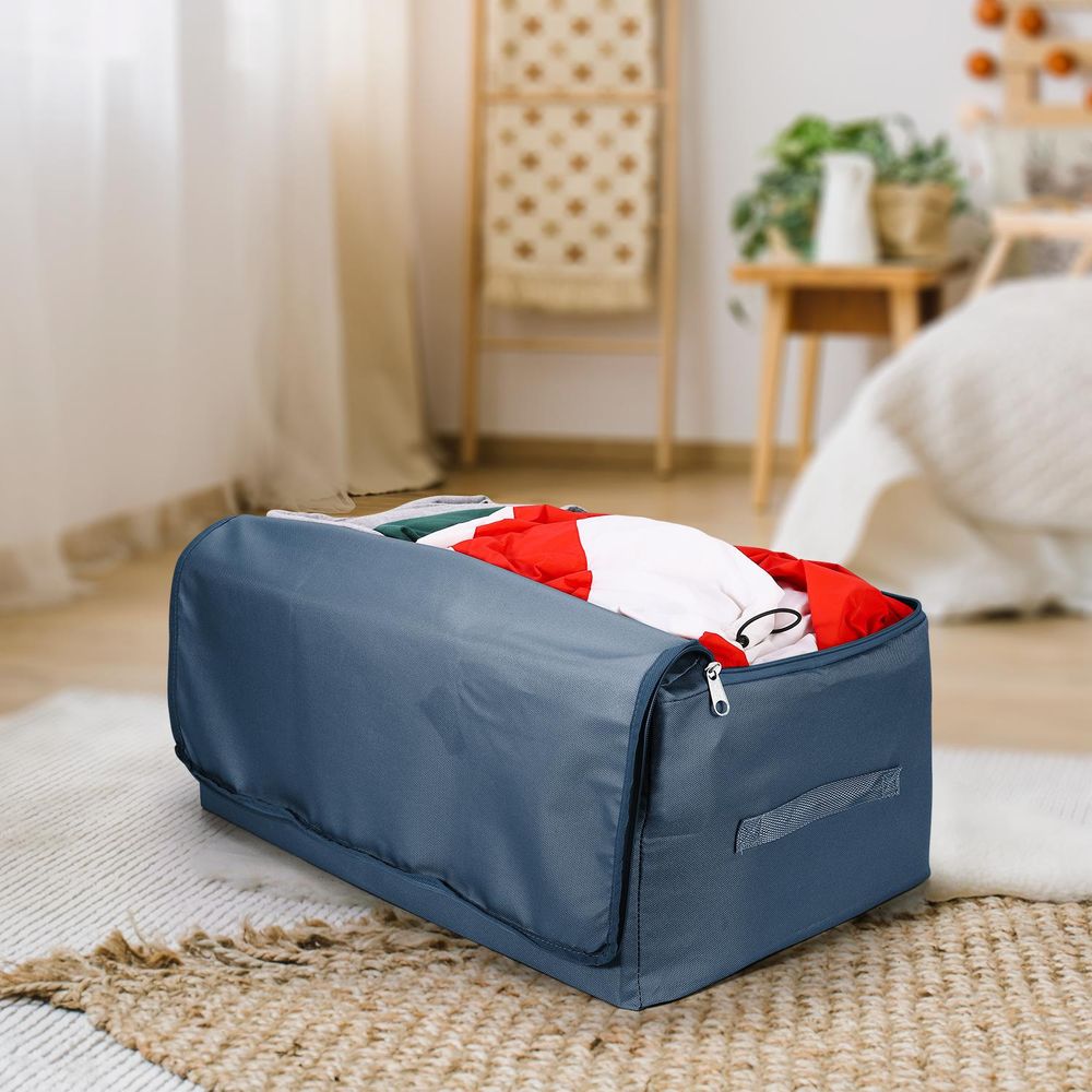 3PK STORAGE BAGS MEDIUM BLUE 1010293 - anydaydirect