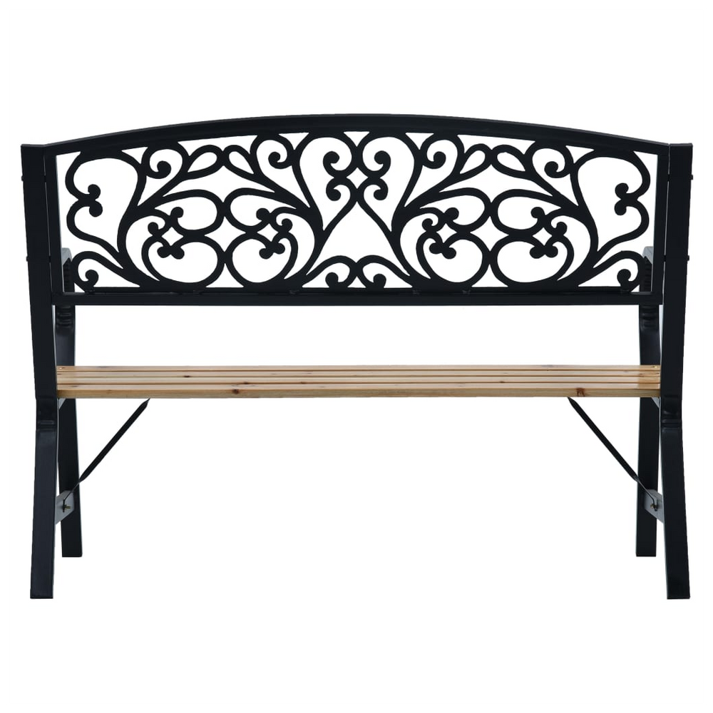 Garden Bench 120 cm Wood - anydaydirect