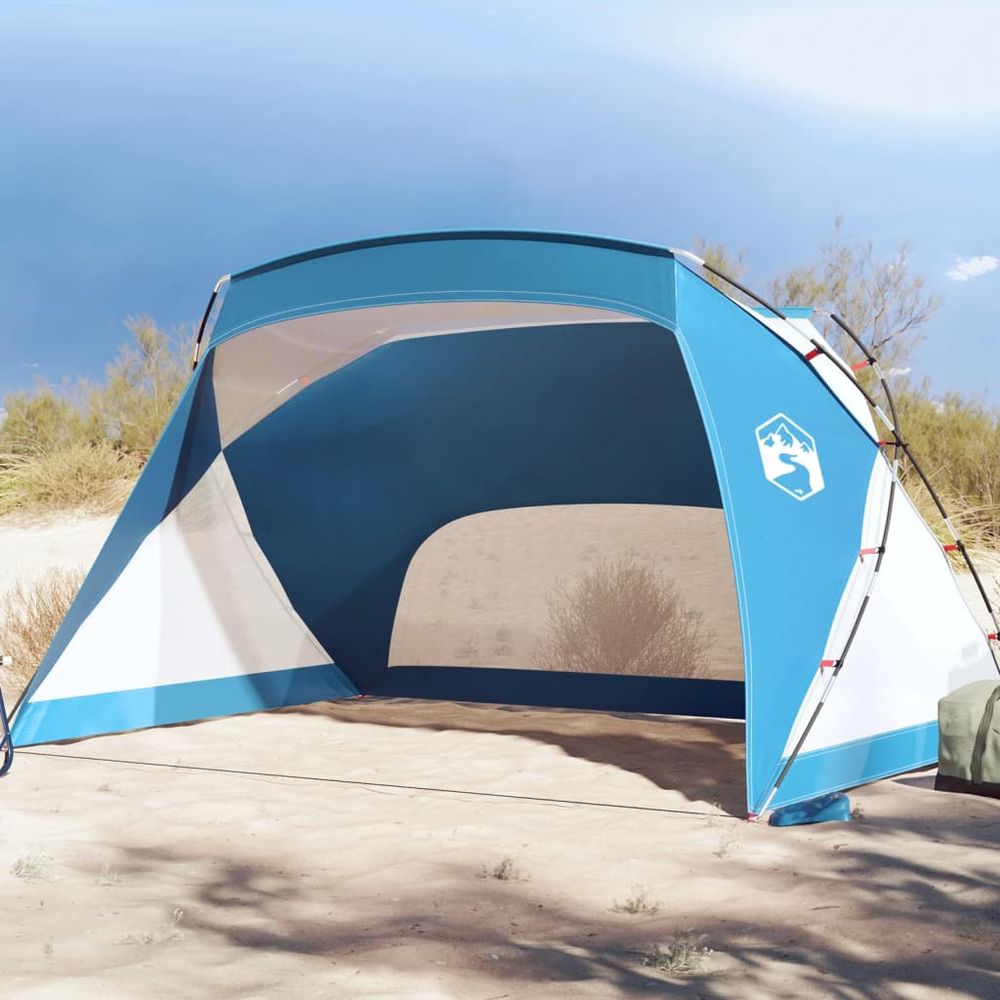 vidaXL Beach Tent Azure Blue 274x178x170/148 cm 185T Taffeta - anydaydirect