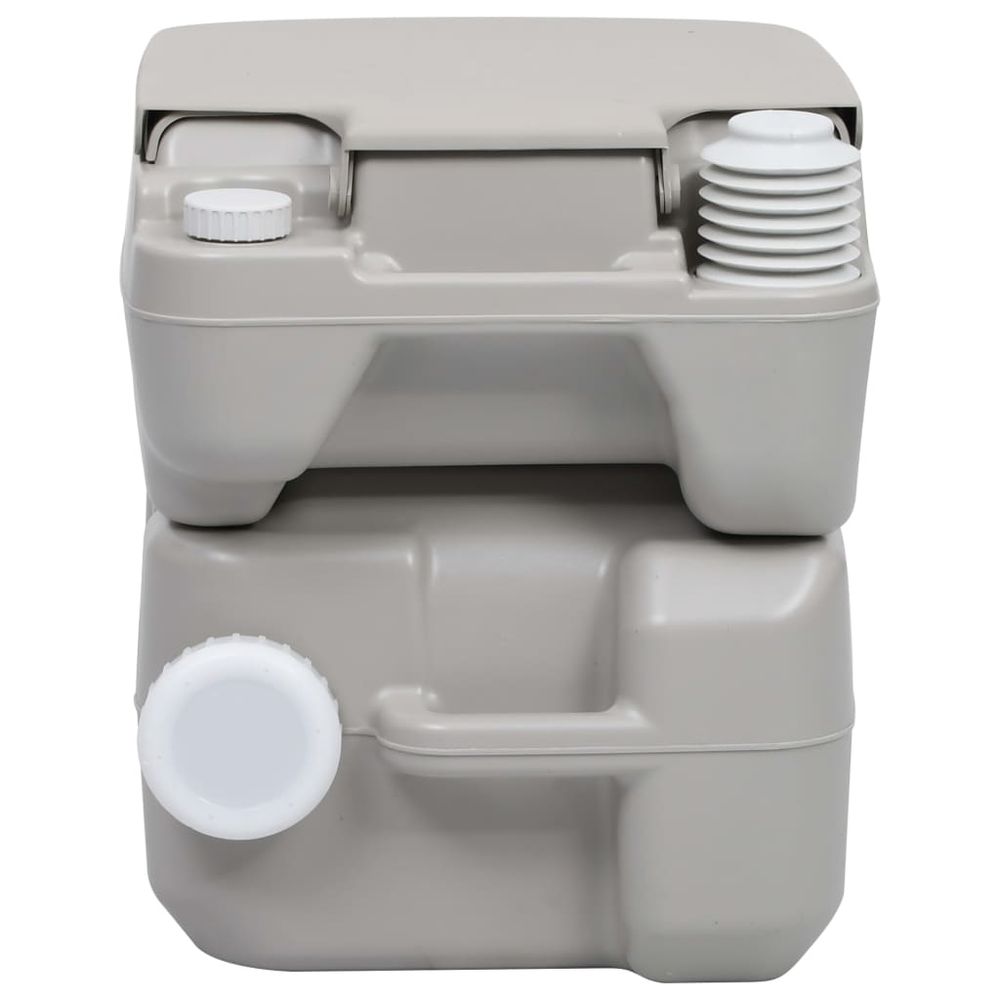 Portable Camping Toilet and Handwash Stand Set with Water Tank - anydaydirect