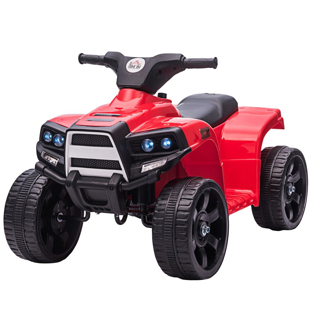 6 V Kids Ride on Cars Electric ATV for 18-36 months Toddlers Black+Red - anydaydirect