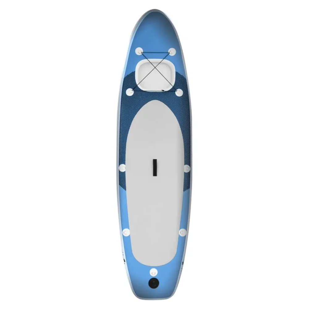 Inflatable Stand Up Paddle Board Set Sea Blue 360x81x10 cm - anydaydirect