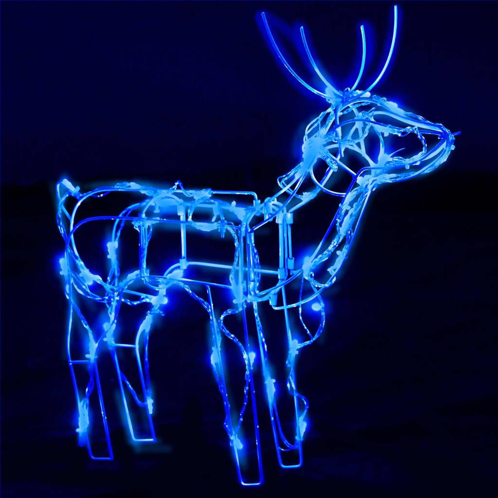 3 Piece Christmas Light Display Reindeers 229 LEDs - anydaydirect