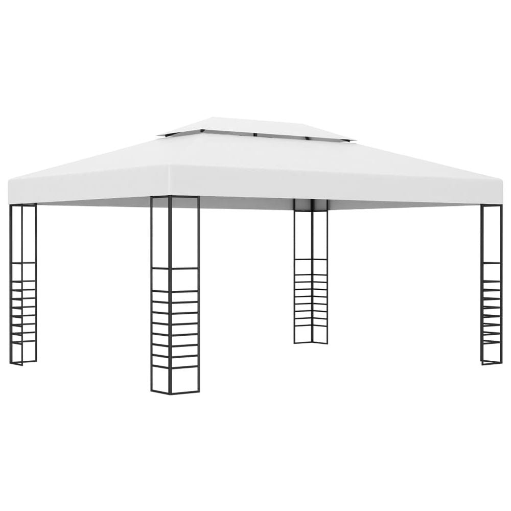 Gazebo Tent 4x3x2.7 with LED String Lights - anydaydirect