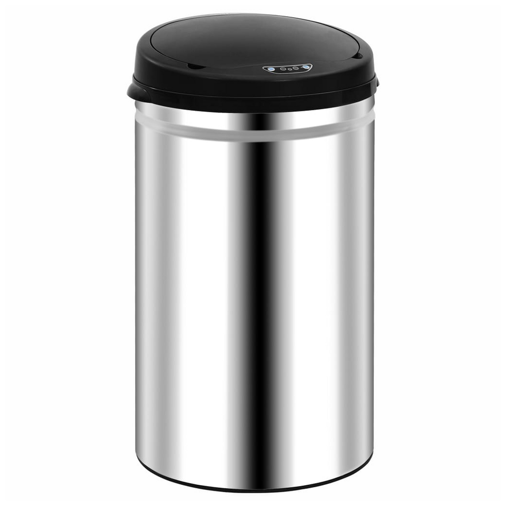 Automatic Sensor Dustbin 40 L Stainless Steel - anydaydirect