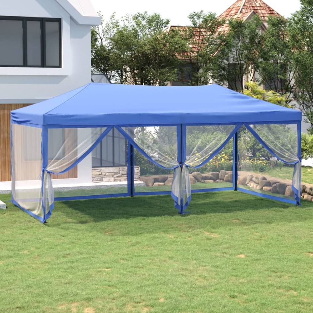 Folding Party Tent with Sidewalls 2x2 m to 3 x 6 m - anydaydirect