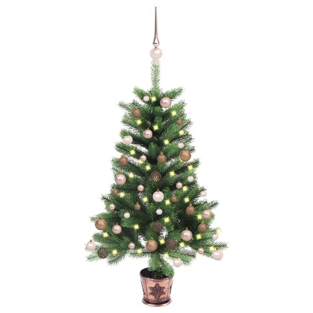 Artificial Christmas Tree with LEDs & Ball Set 65 cm to 240 cm - anydaydirect