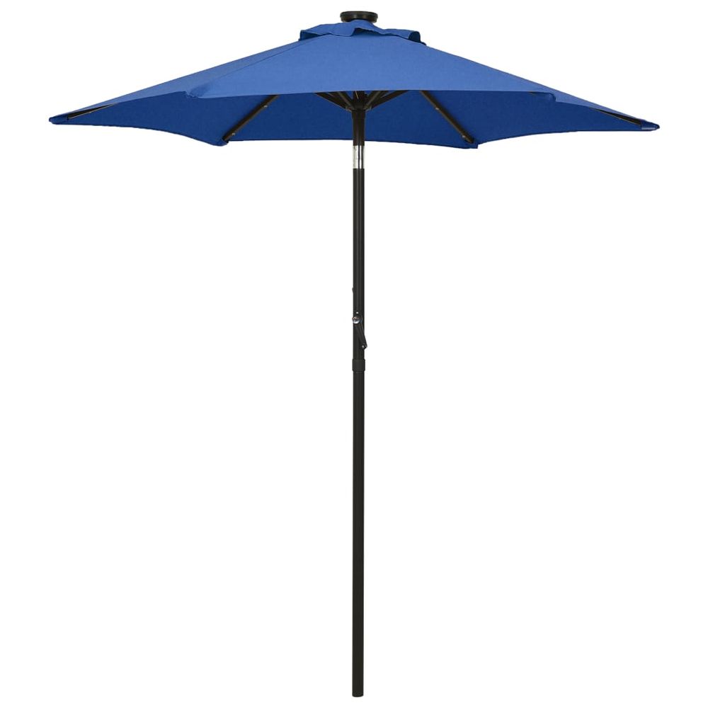 Parasol with LED Lights 200x211 cm Aluminium - anydaydirect