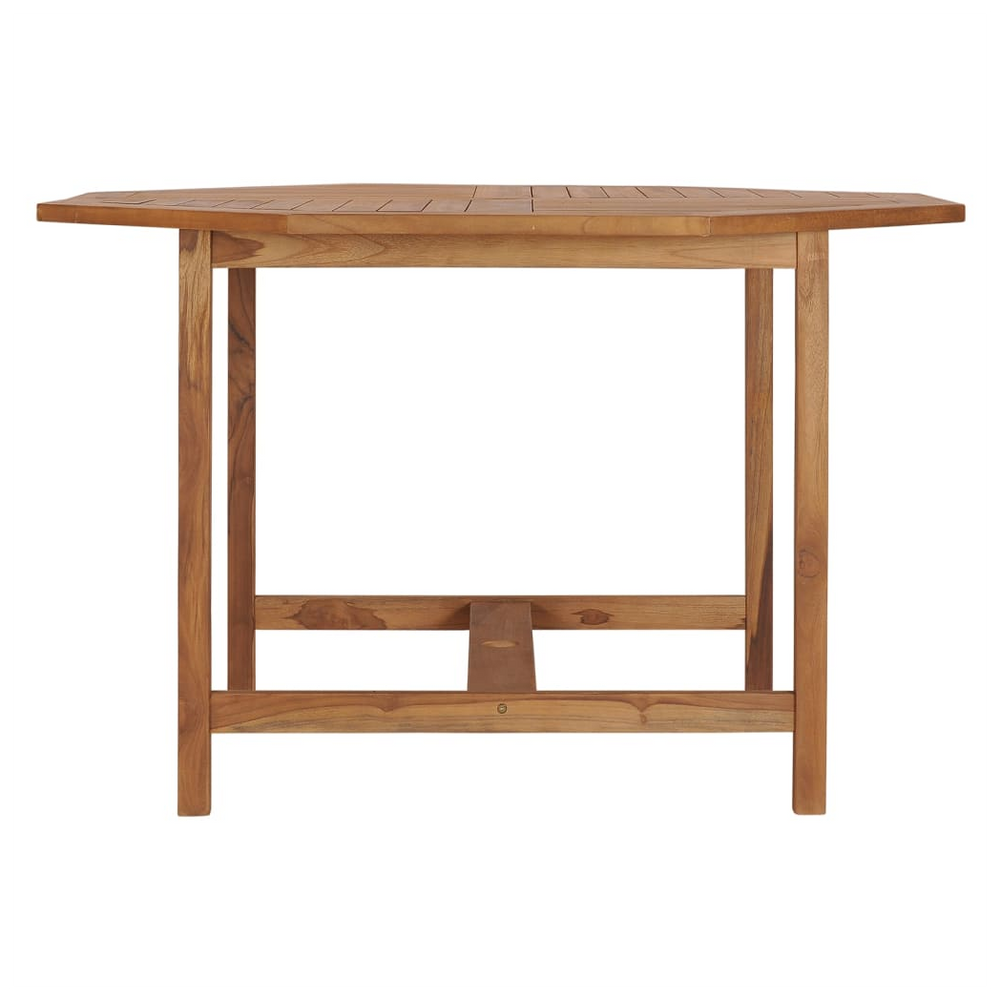 Garden Dining Table 110x110x75 cm Solid Wood Teak - anydaydirect