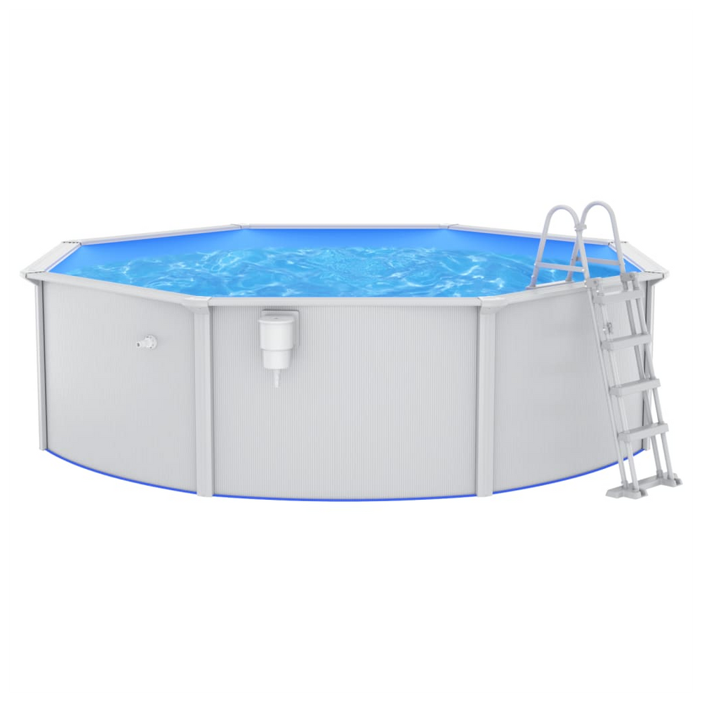 Swimming Pool with Safety Ladder 550x120 cm - anydaydirect