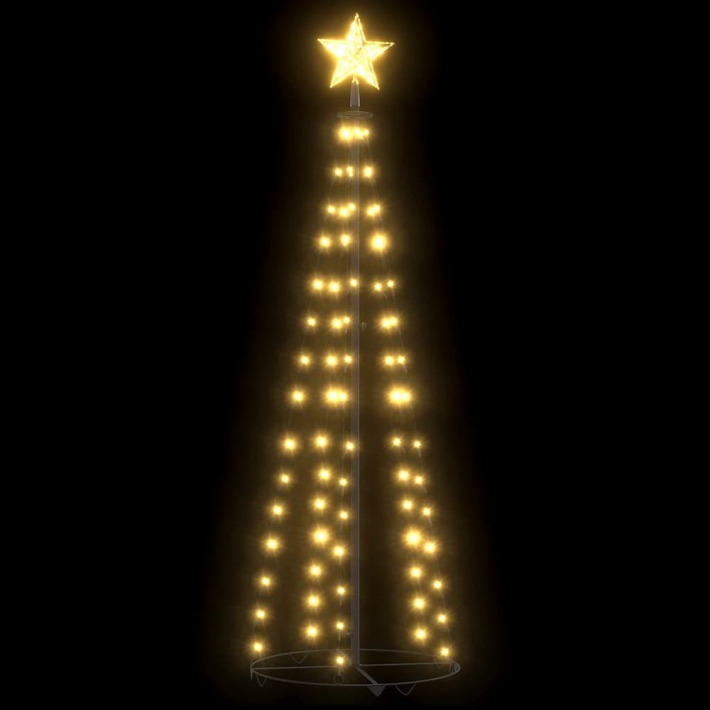 Christmas Cone Tree 70 Warm White LEDs Decoration 50x120 cm & 50x150 c, - anydaydirect