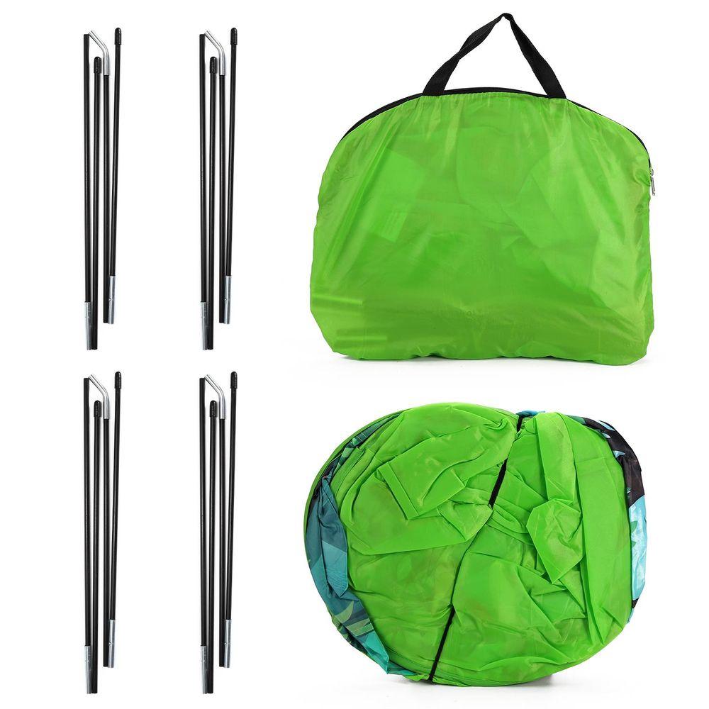 SOKA Jungle Play Tent Portable Foldable Green Pop Up Garden Playhouse Tent - anydaydirect