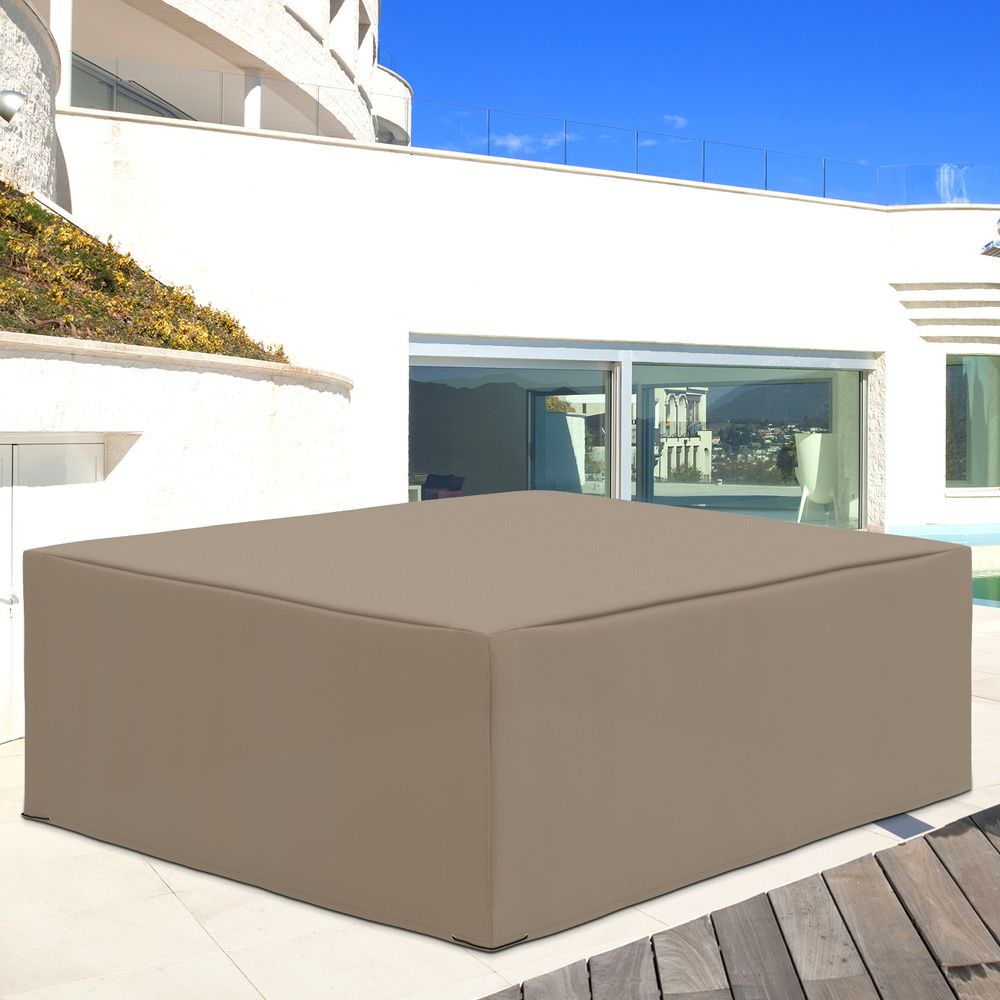 275x205cm Outdoor Furniture Protective Cover Water UV Resistant Beige Outsunny - anydaydirect