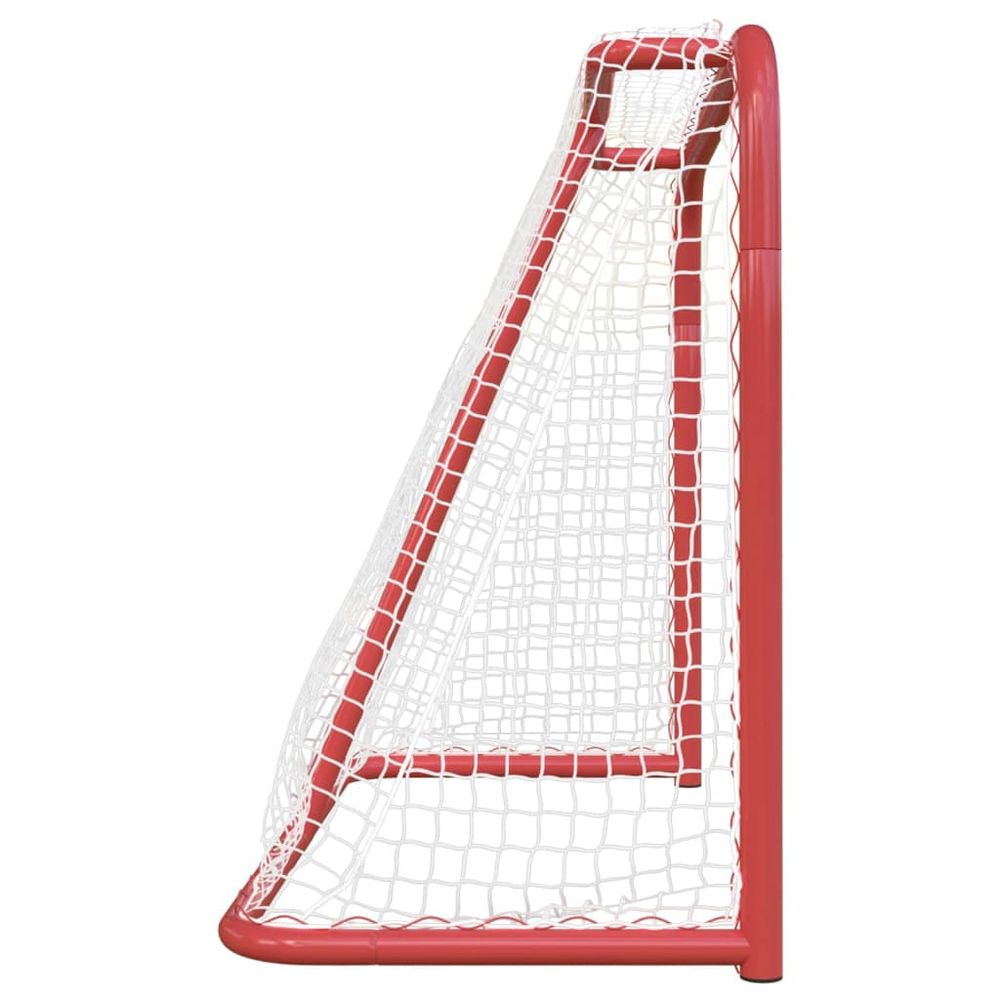 Hockey Goal Red and White 183x71x122 cm Polyester - anydaydirect