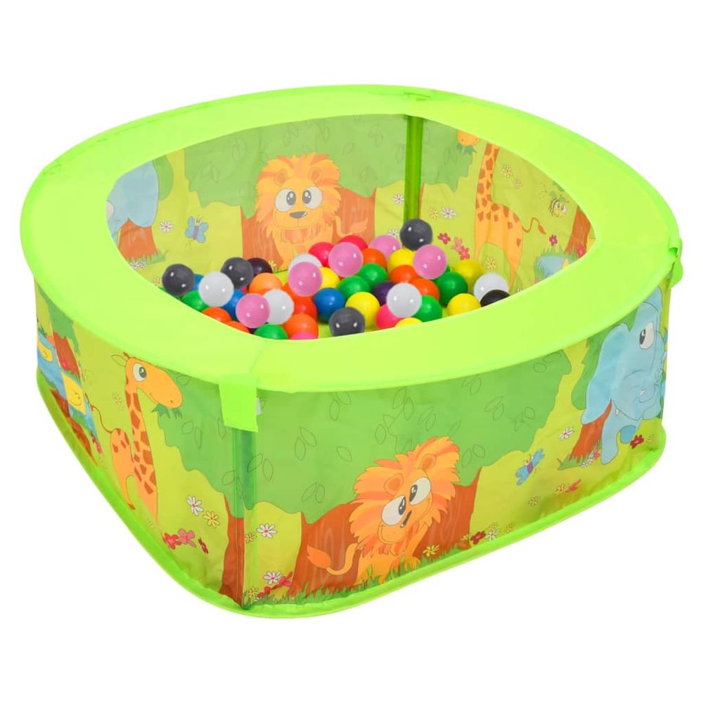 Ball Pool with 300 Balls for Kids 75x75x32 cm - anydaydirect