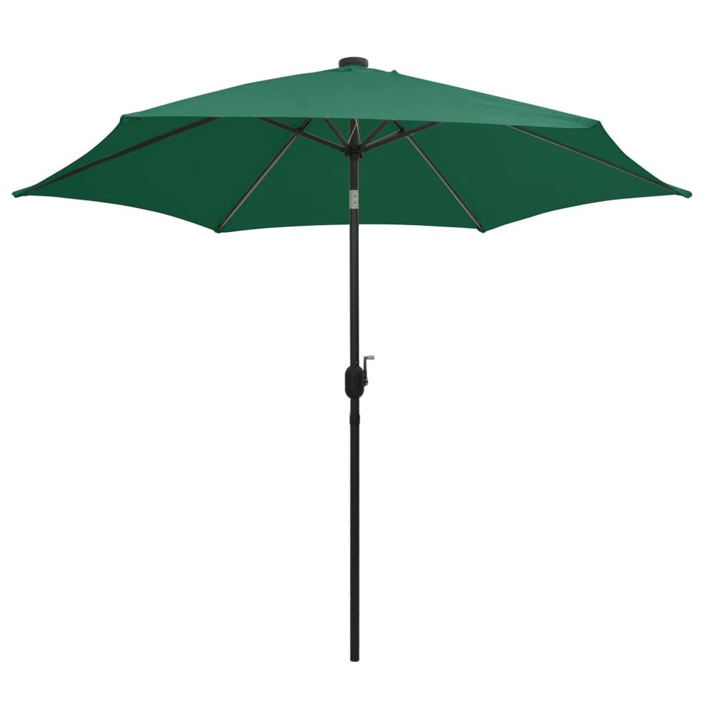 Parasol with LED Lights and Aluminium Pole 300 cm - anydaydirect