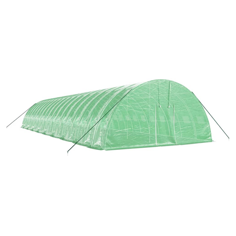 vidaXL Greenhouse with Steel Frame Green 108 m² 18x6x2.85 m - anydaydirect