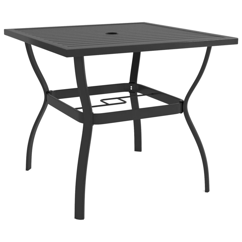 Garden Table Anthracite 81.5x81.5x72 cm Steel - anydaydirect