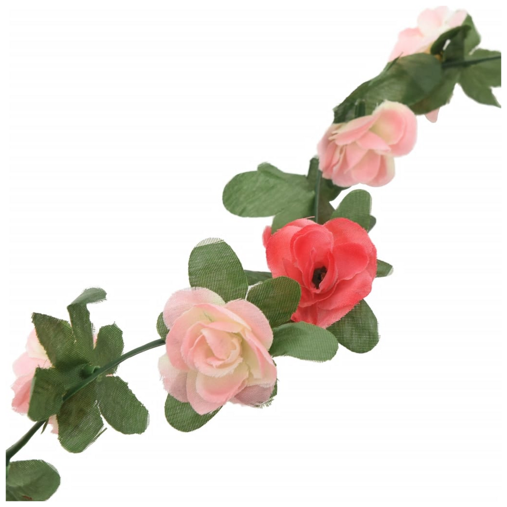 vidaXL Artificial Flower Garlands 6 pcs Spring Rose 250 cm - anydaydirect
