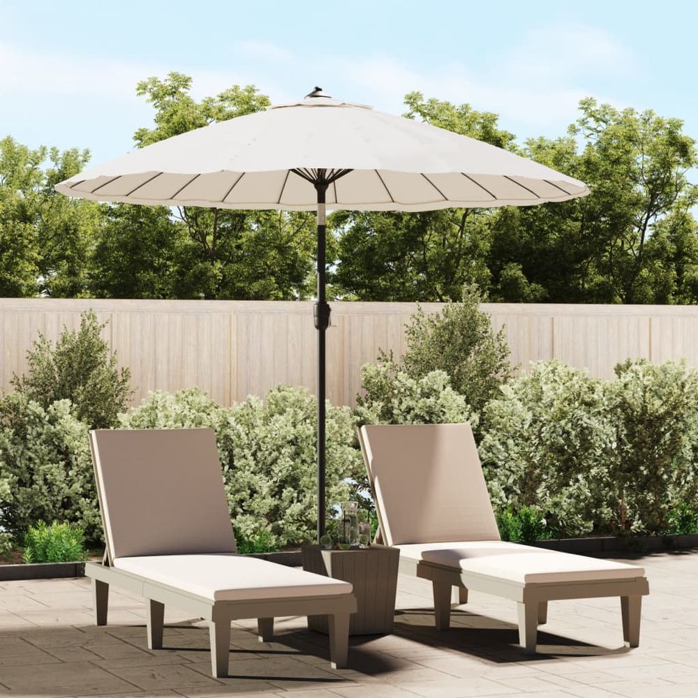 Outdoor Parasol with Aluminium Pole 270 cm Green - anydaydirect
