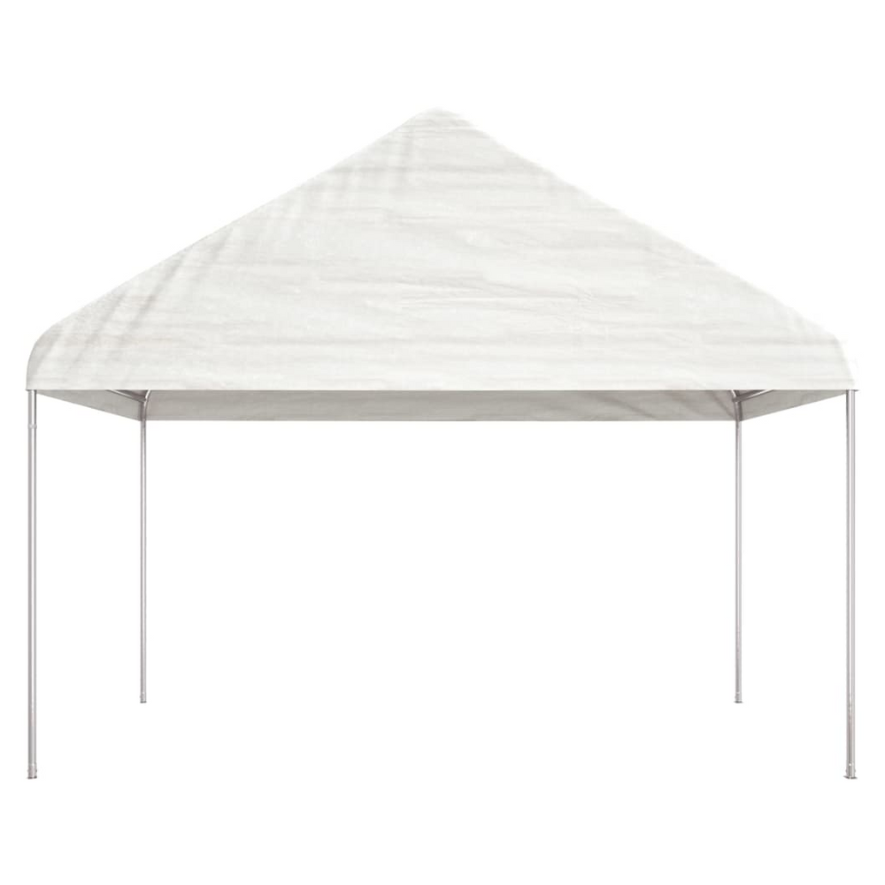 vidaXL Gazebo with Roof White 11.15x4.08x3.22 m Polyethylene - anydaydirect