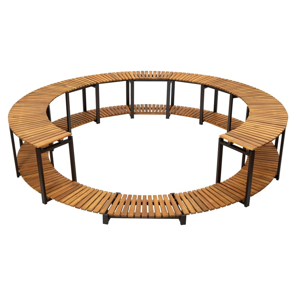 Spa Surround 273x53 cm Solid Acacia Wood - anydaydirect