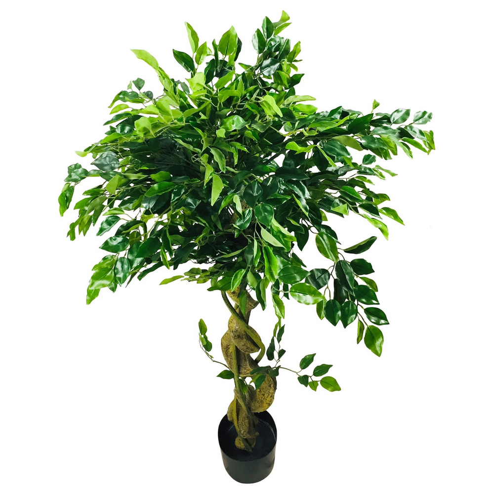 Artificial Ficus Tree With Twisted Trunk 137cm - anydaydirect