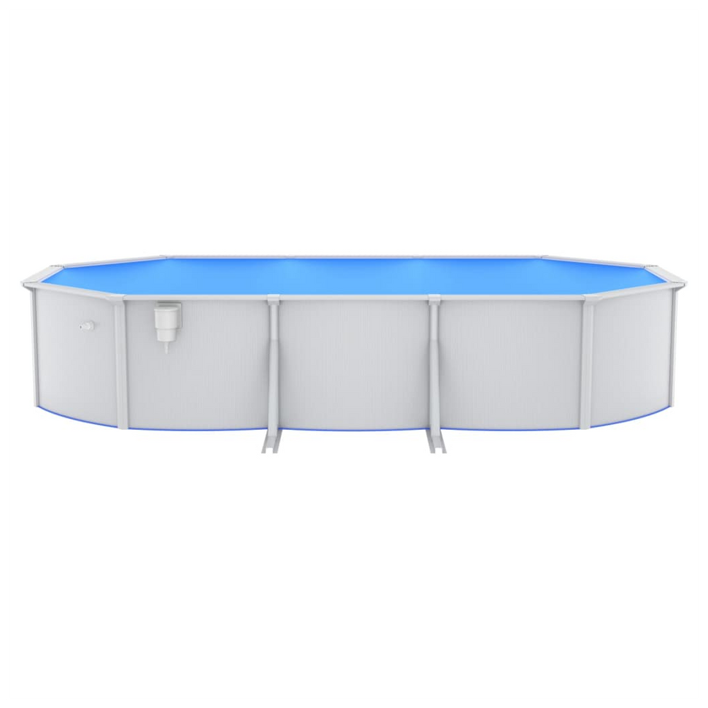 Swimming Pool with Safety Ladder 610x360x120 cm - anydaydirect